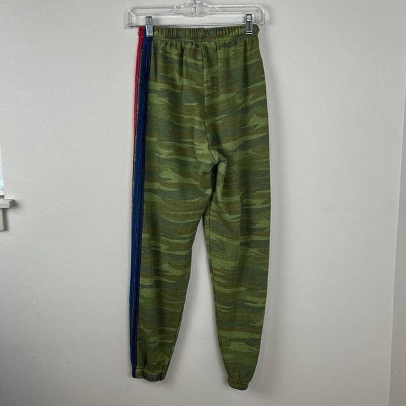 Aviator Nation Camo 5 Stripe Jogger Sweatpants - Picture 3 of 4
